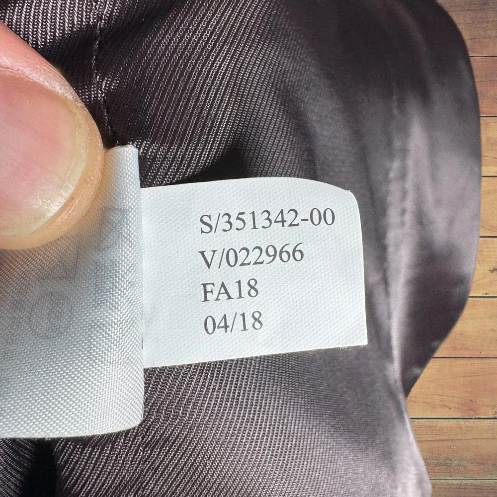 Banana Republic Men 40S‎ Slim Grey Plaid Marzotto Super 100s Wool Blazer 351342